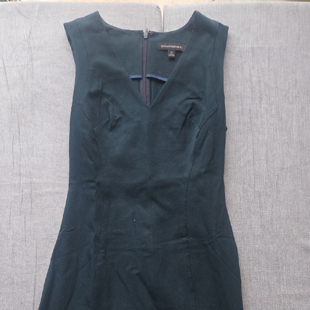 Banana Republic Deep Green Midi Dress